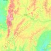 Rio Pardo de Minas topographic map, elevation, terrain