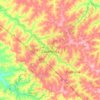 Catanduva topographic map, elevation, terrain