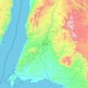 محافظة البدع topographic map, elevation, terrain