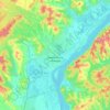Komsomolsk-sur-l'Amour topographic map, elevation, terrain
