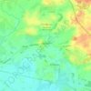 Knockin topographic map, elevation, terrain