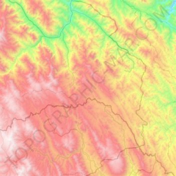 Municipio Ravelo topographic map, elevation, terrain