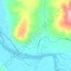 Тигиль topographic map, elevation, terrain