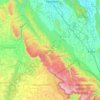 Pullampeta topographic map, elevation, terrain