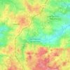 Saint-Agnant-de-Versillat topographic map, elevation, terrain