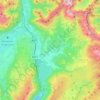 Alpago topographic map, elevation, terrain