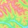 Oberwölz topographic map, elevation, terrain