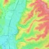 Godshill topographic map, elevation, terrain