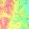 Ellis County topographic map, elevation, terrain