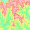 Alvinlândia topographic map, elevation, terrain