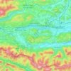 Klagenfurt-Land topographic map, elevation, terrain