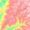 Laraos topographic map, elevation, terrain