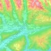 Tamsweg topographic map, elevation, terrain