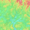 Sayo topographic map, elevation, terrain