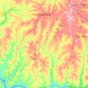 Pirapozinho topographic map, elevation, terrain