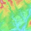 Langensoultzbach topographic map, elevation, terrain