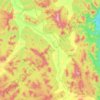 Tikabali topographic map, elevation, terrain