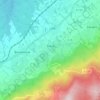 Fessy topographic map, elevation, terrain