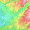 Fougerolles-Saint-Valbert topographic map, elevation, terrain