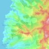 Saint Patrick topographic map, elevation, terrain