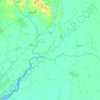 Taungoo Township topographic map, elevation, terrain