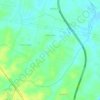 Pabuaran topographic map, elevation, terrain