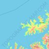 Hasvik topographic map, elevation, terrain