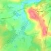 Frocourt topographic map, elevation, terrain