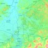 Longtan District topographic map, elevation, terrain