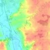 Little Cornard topographic map, elevation, terrain