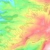 Meshmesh topographic map, elevation, terrain