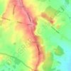 Cookhill topographic map, elevation, terrain