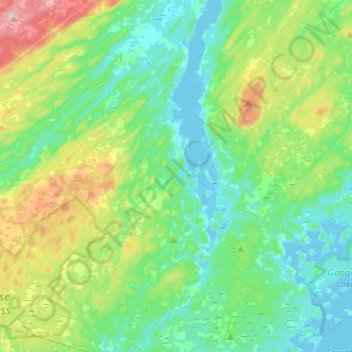 Grand Mira North topographic map, elevation, terrain