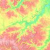 Ротмістрівська сільська громада topographic map, elevation, terrain