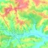 Sedlescombe topographic map, elevation, terrain