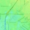 Leaky Acres Groundwater Recharge Basin topographic map, elevation, terrain