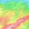 Mont-Saxonnex topographic map, elevation, terrain