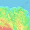 Beaubassin-Est topographic map, elevation, terrain