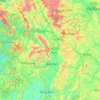 Bắc Kạn Province topographic map, elevation, terrain