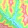 Austin topographic map, elevation, terrain