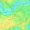 Orton Longueville topographic map, elevation, terrain