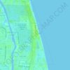 Juno Beach topographic map, elevation, terrain