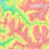 Saint-Christophe-en-Oisans topographic map, elevation, terrain