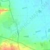 Osbournby topographic map, elevation, terrain