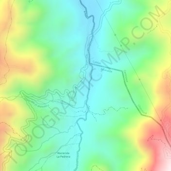 San Jose topographic map, elevation, terrain