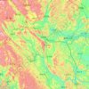 Jinchengjiang District topographic map, elevation, terrain