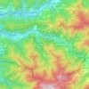 Machakhlistskali topographic map, elevation, terrain