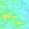 Ponduru topographic map, elevation, terrain