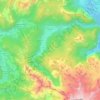 Gosau topographic map, elevation, terrain