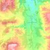 Zarra topographic map, elevation, terrain